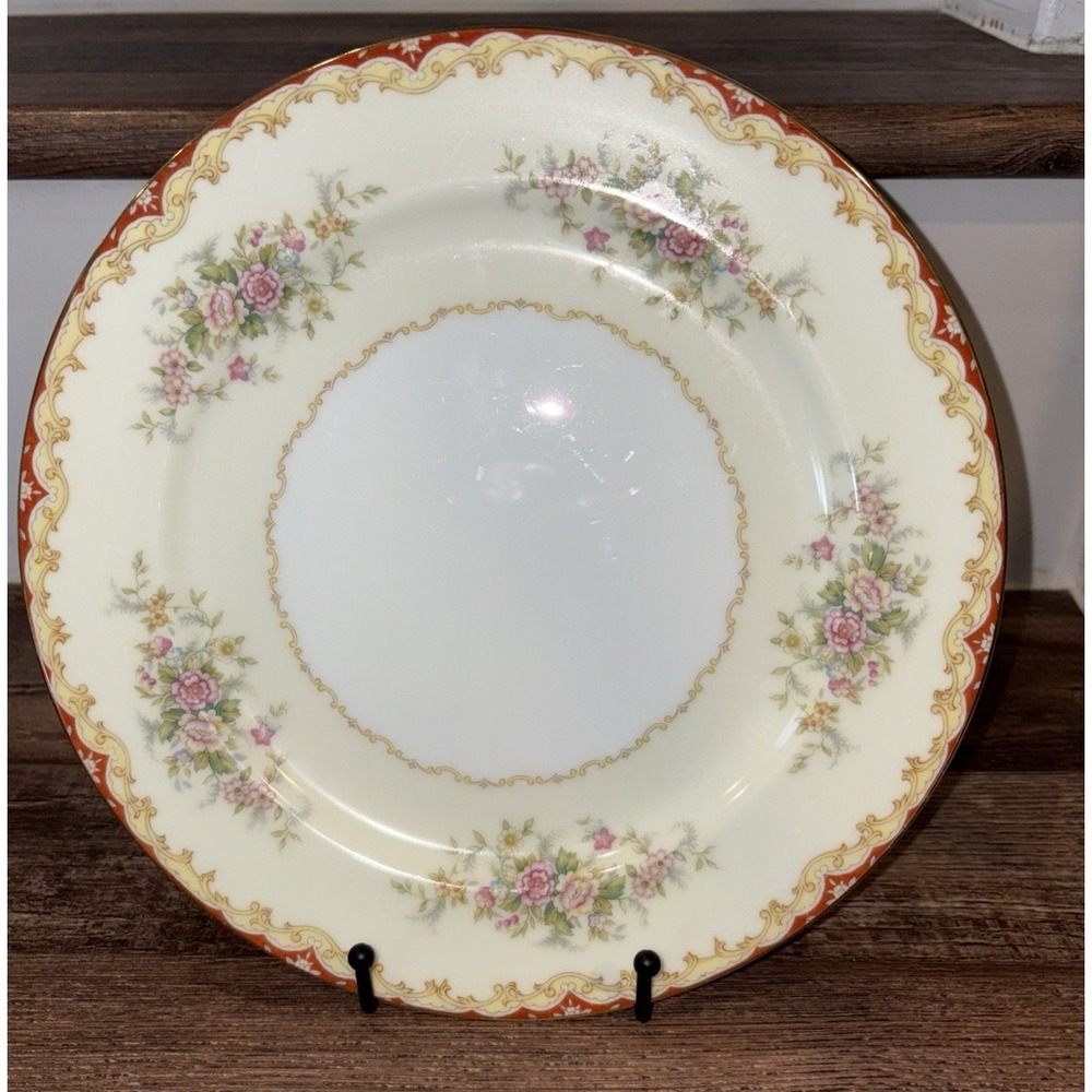 Vintage 1930s NORITAKE Lares CHINA "M" 10" Dinner Plate